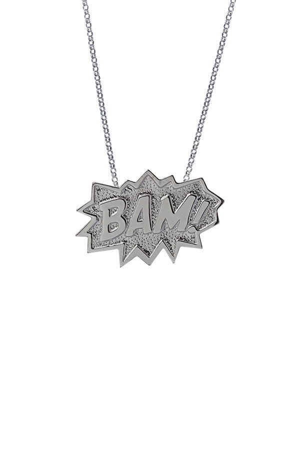 Edge Only BAM! Pendant XL in sterling silver