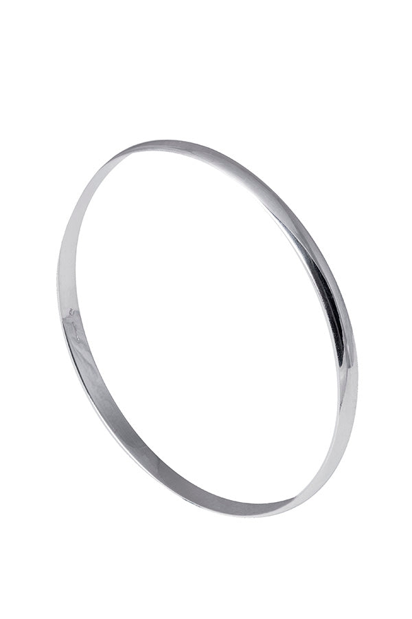 Edge Only Bangle 4.5mm in sterling silver