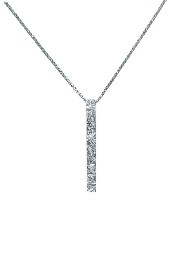 Edge Only Rugged Pendant men's in recycled sterling silver