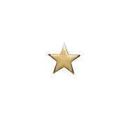 Edge Only Star Pin in 18ct gold vermeil