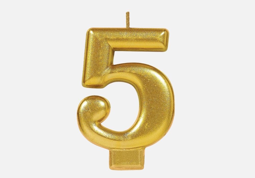 We Are 5! Happy Birthday Edge Only