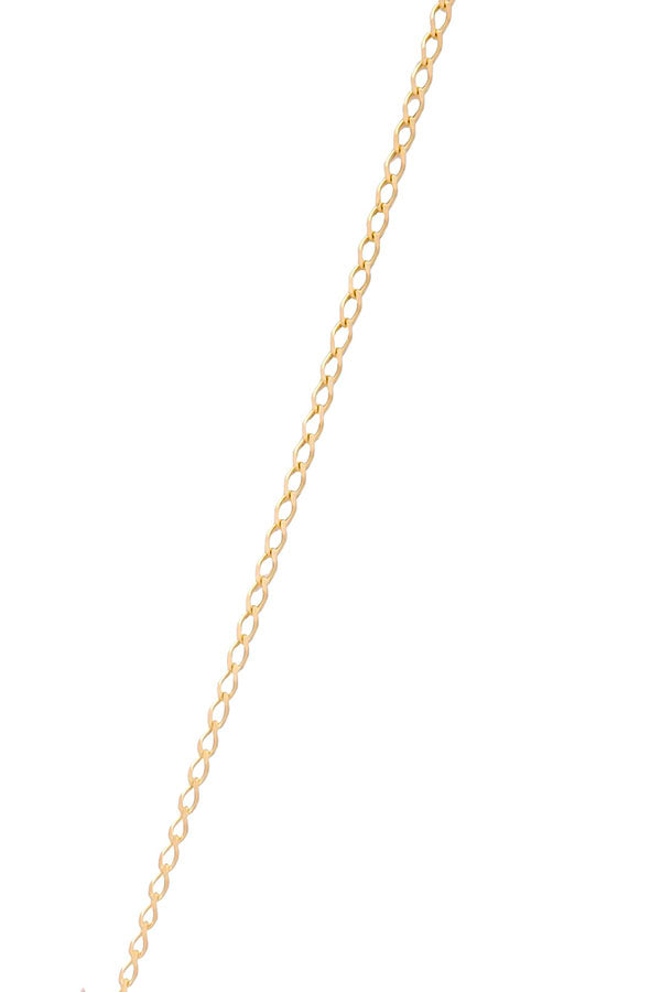 Edge Only 14ct gold curb chain 