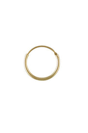 Single 9ct Gold creole style Sleeper Hoop 13mm