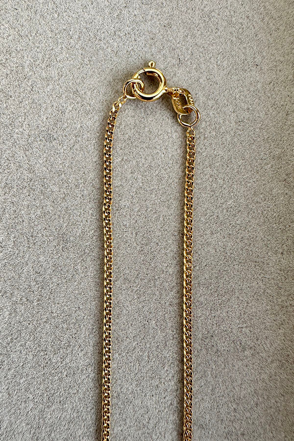 9 carat gold Curb Chain 1.55mm 50cm