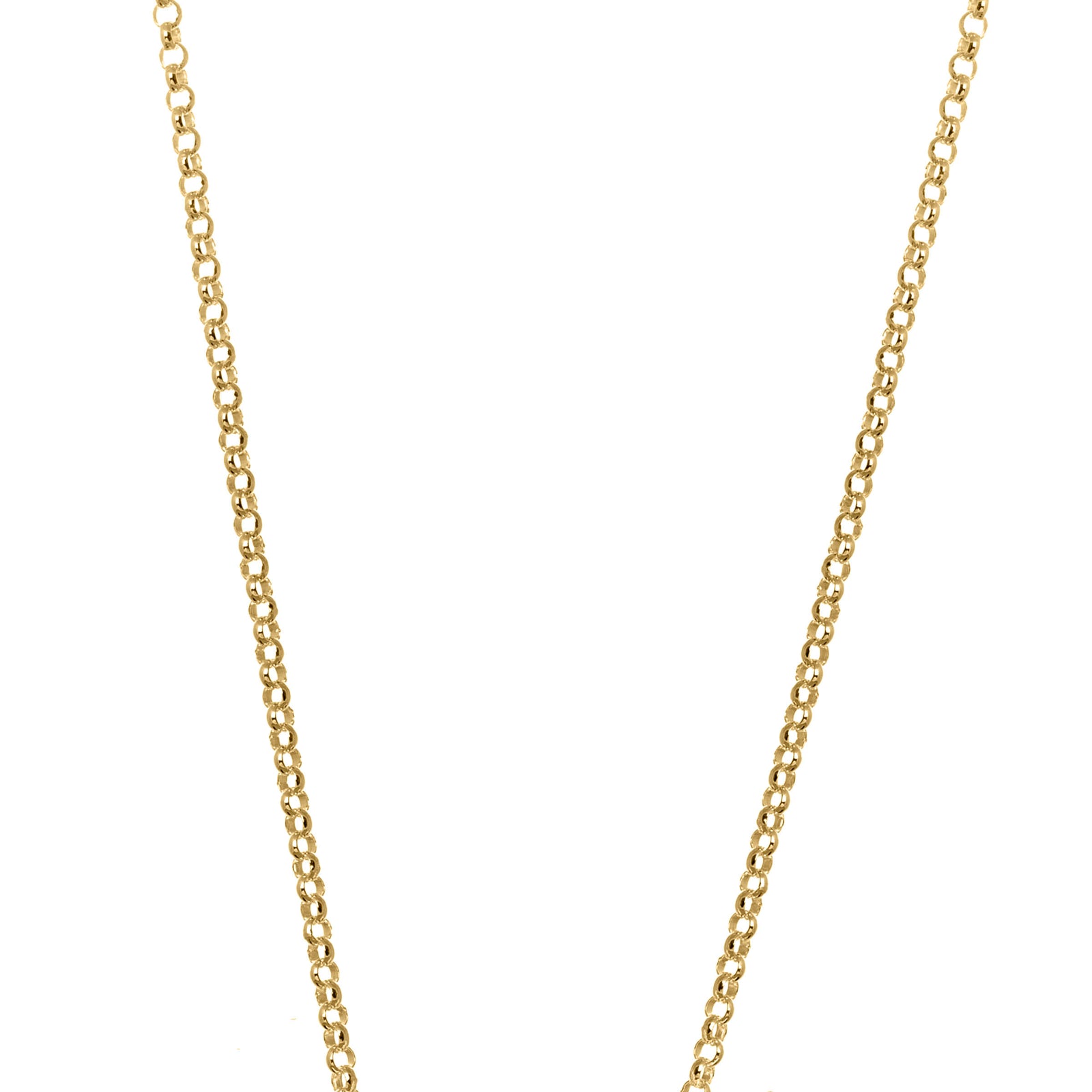 Belcher Chain 2.20mm 80CM gold vermeil