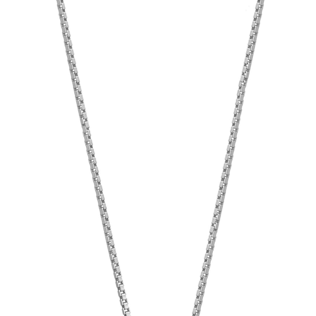 Edge Only Box Chain .95mm in sterling silver