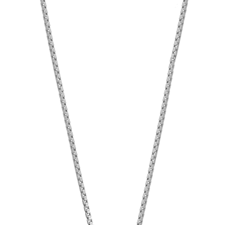 Edge Only Box Chain .95mm in sterling silver