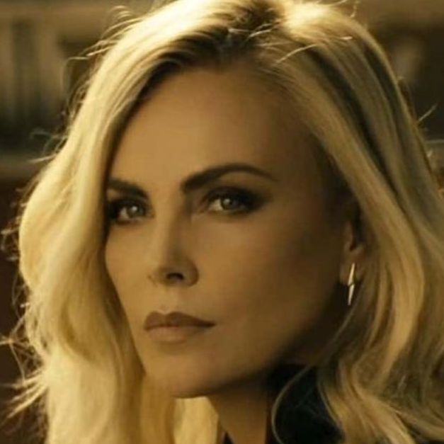 Charlize Theron in The_Boys TV show wearing Edge Only 3d Pointed Lightning Bolt Earrings