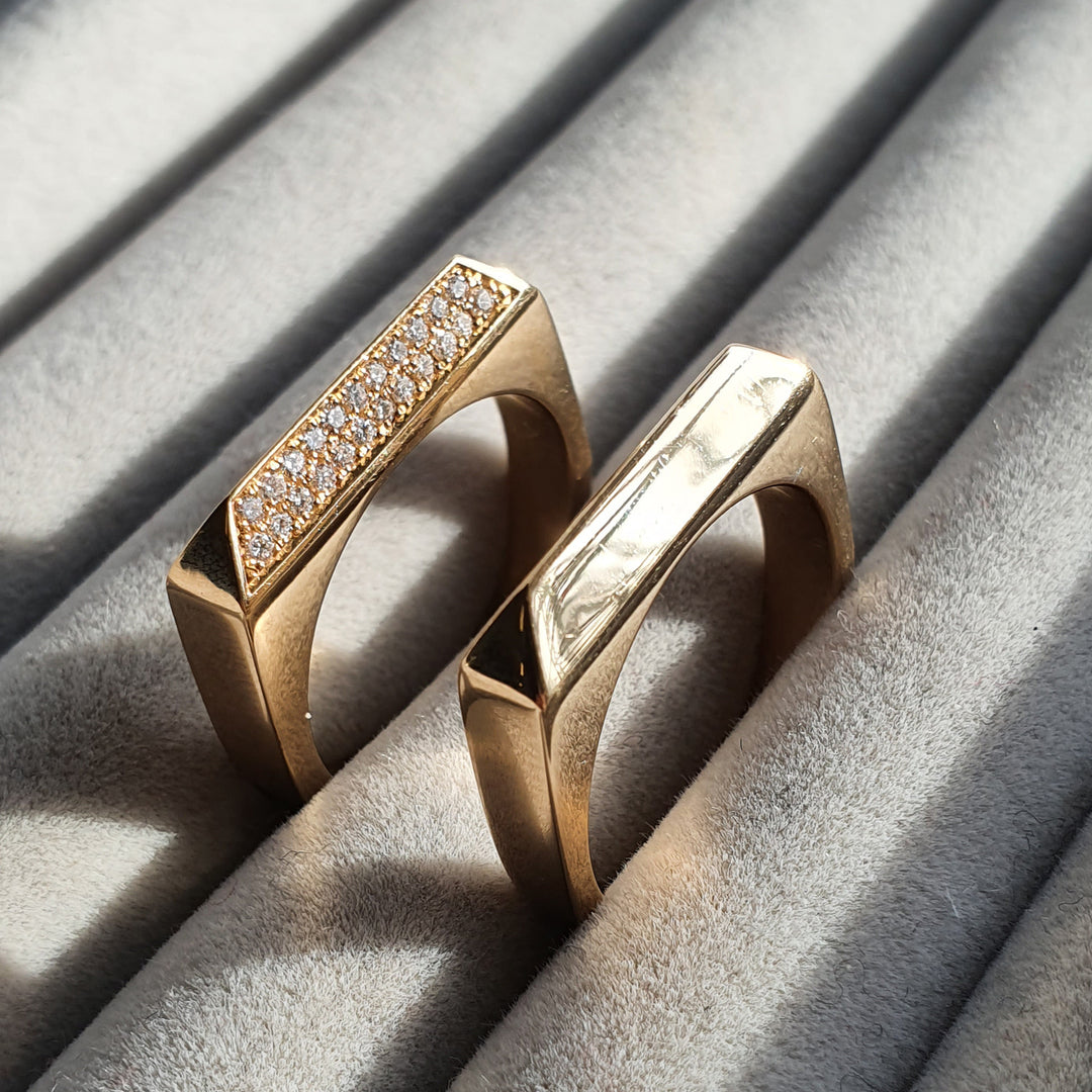 Rooftop Ring - Solid 9ct Gold