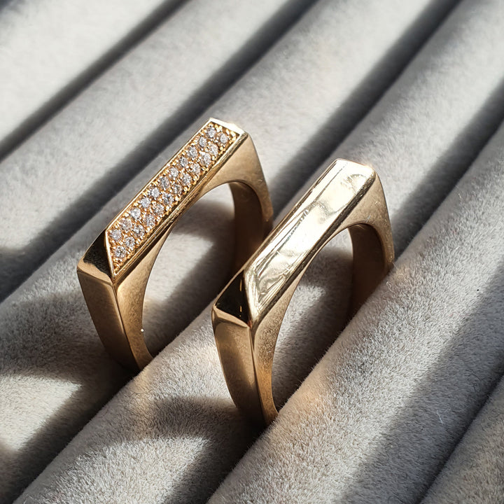Rooftop Ring - Solid 9ct Gold