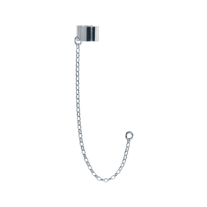 Edge OnlyEar cuff with chain sterling silver