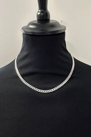 Edge Only 5.75mm curb chain in sterling silver