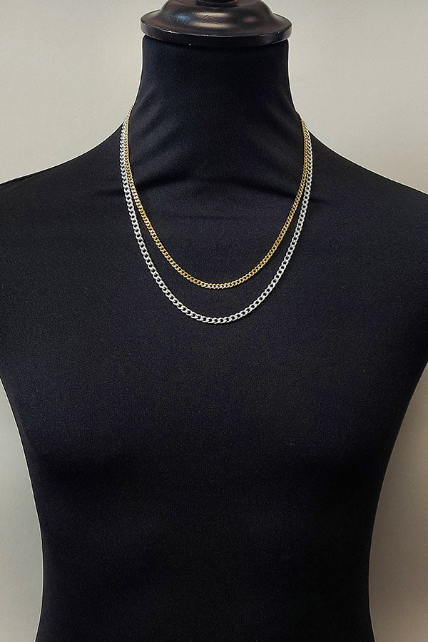 Curb Chain 55cm in 18ct gold vermeil Edge Only jewelry Ireland