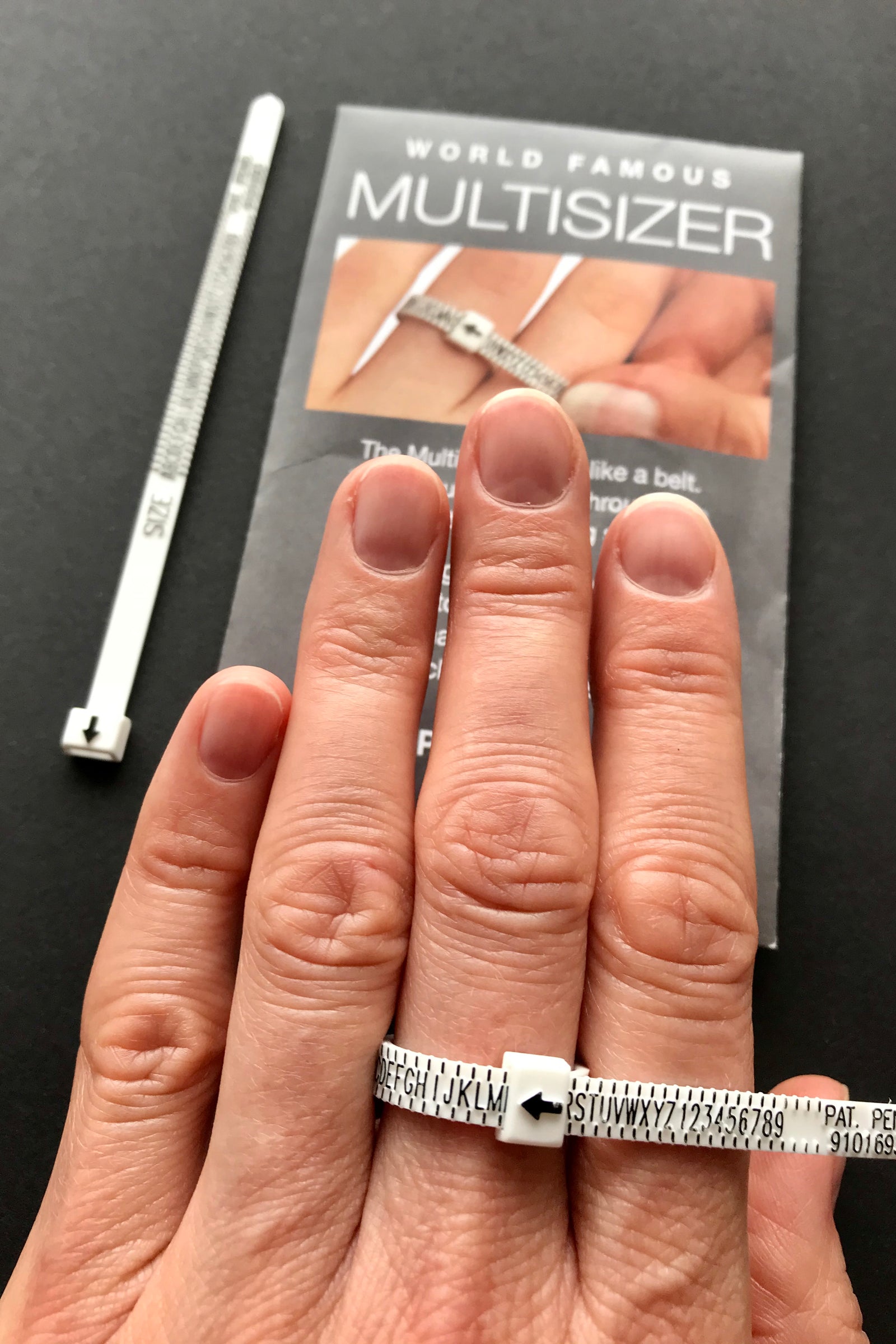 Edge Only Ring Sizer belt. Multisizer. reusable ring belt