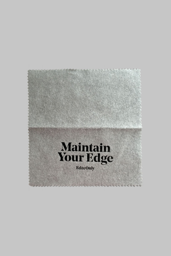 Edge Only Silver Polishing Cloth Maintain Your Edge!
