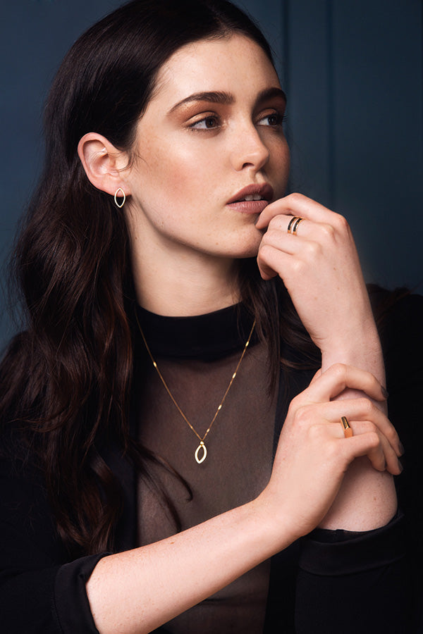 Edge Only Parallel Ring in 14ct Gold