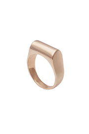 Edge Only High Top Ring in 14 carat Gold