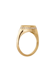 Edge Only 14 carat gold Diamond Marquise Ring