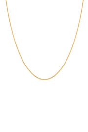 Edge Only 2mm curb chain in 18ct gold vermeil