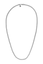 Edge Only 3.7mm Curb Chain sterling silver. Flat Link necklace