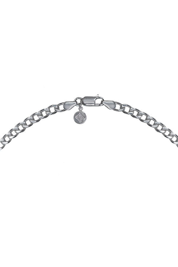 Edge Only 4.75mm Curb Chain lobster claps in sterling silver