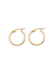 Hoops 10mm Square Wire in 9ct gold