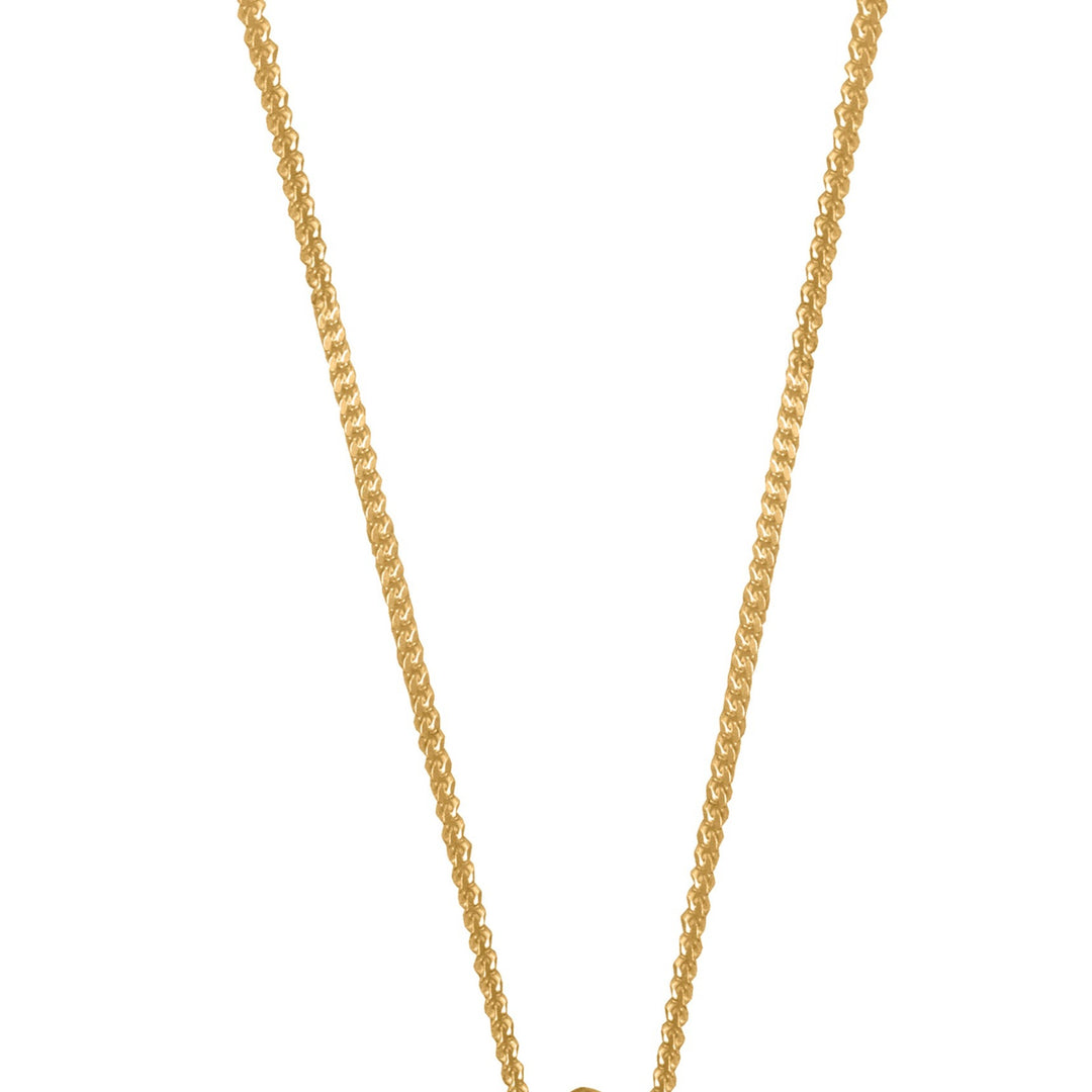 Curb Chain 0.70mm 18ct gold vermeil 50cm