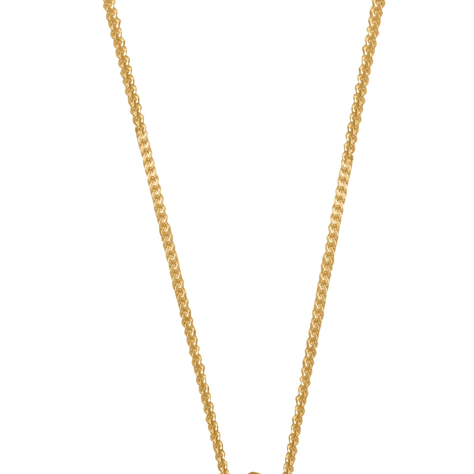 Curb Chain 0.70mm 18ct gold vermeil 50cm