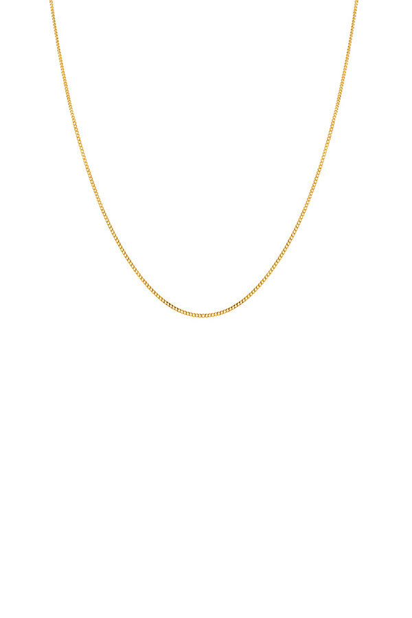 Curb Chain 1.55mm 50cm - Solid 9ct gold