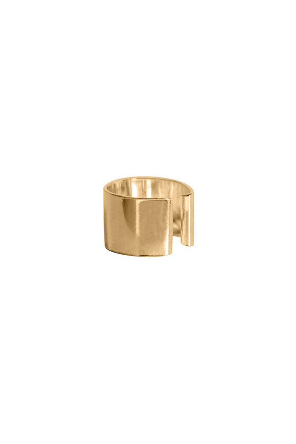 Edge Only Ear Cuff 6mm 18ct gold vermeil
