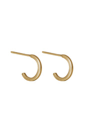 Edge Only 9ct gold Mini Hoop Earrings recycled gold