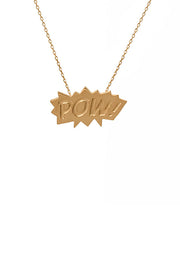 Edge Only POW Pendant in 18ct gold vermeil