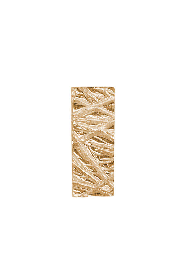 Edge Only Rugged Lapel or Tie Pin in 18ct gold vermeil