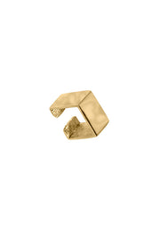 Edge Only Square Ear Cuff in 18ct gold vermeil