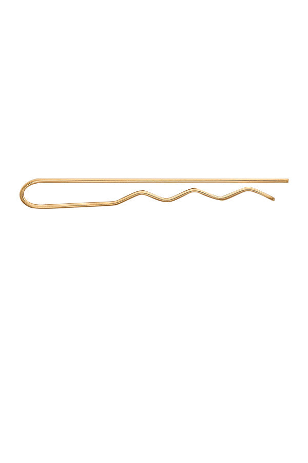 Edge Only Tie Bar 18ct gold vermeil. side view