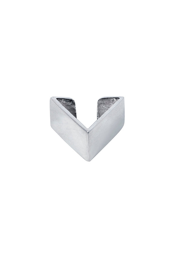 Edge Only Triangle Ear Cuff in recycled sterling silver