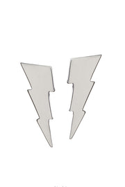 Edge Only Triple Bolt Earrings in recycled sterling silver
