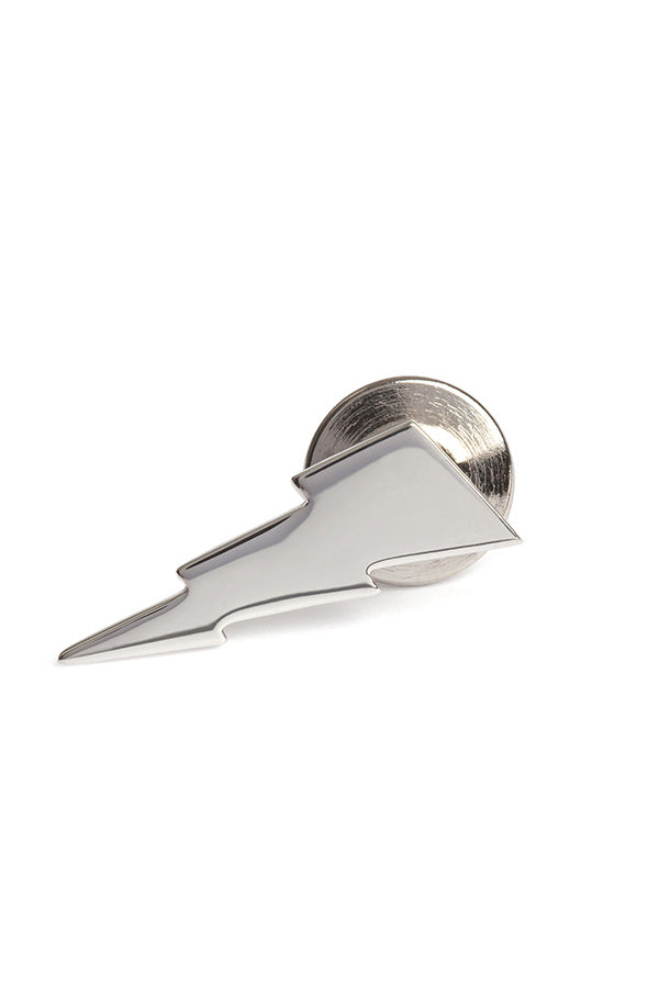 Edge Only Triple Bolt Lapel Pin in sterling silver