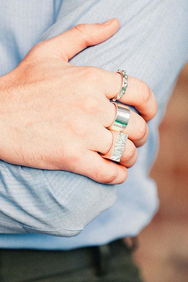 Large Gap Ring in Sterling Silver | Edge Only Jewelry Ireland