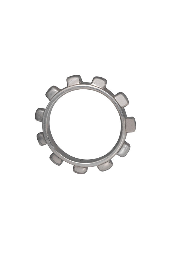 Edge Only Worry Ring Large in Sterling Silver