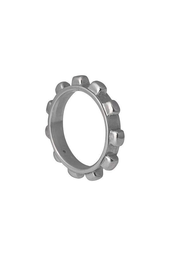 Edge Only Worry Ring Large in Sterling Silver