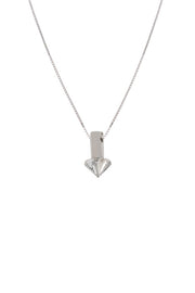 Edge Only Countersink Pendant in sterling silver