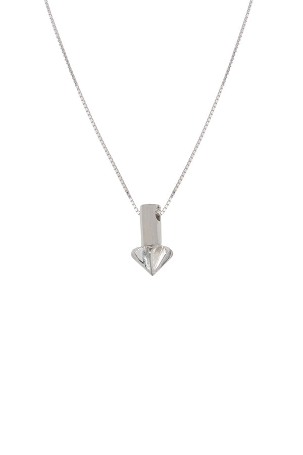 Edge Only Countersink Pendant in sterling silver