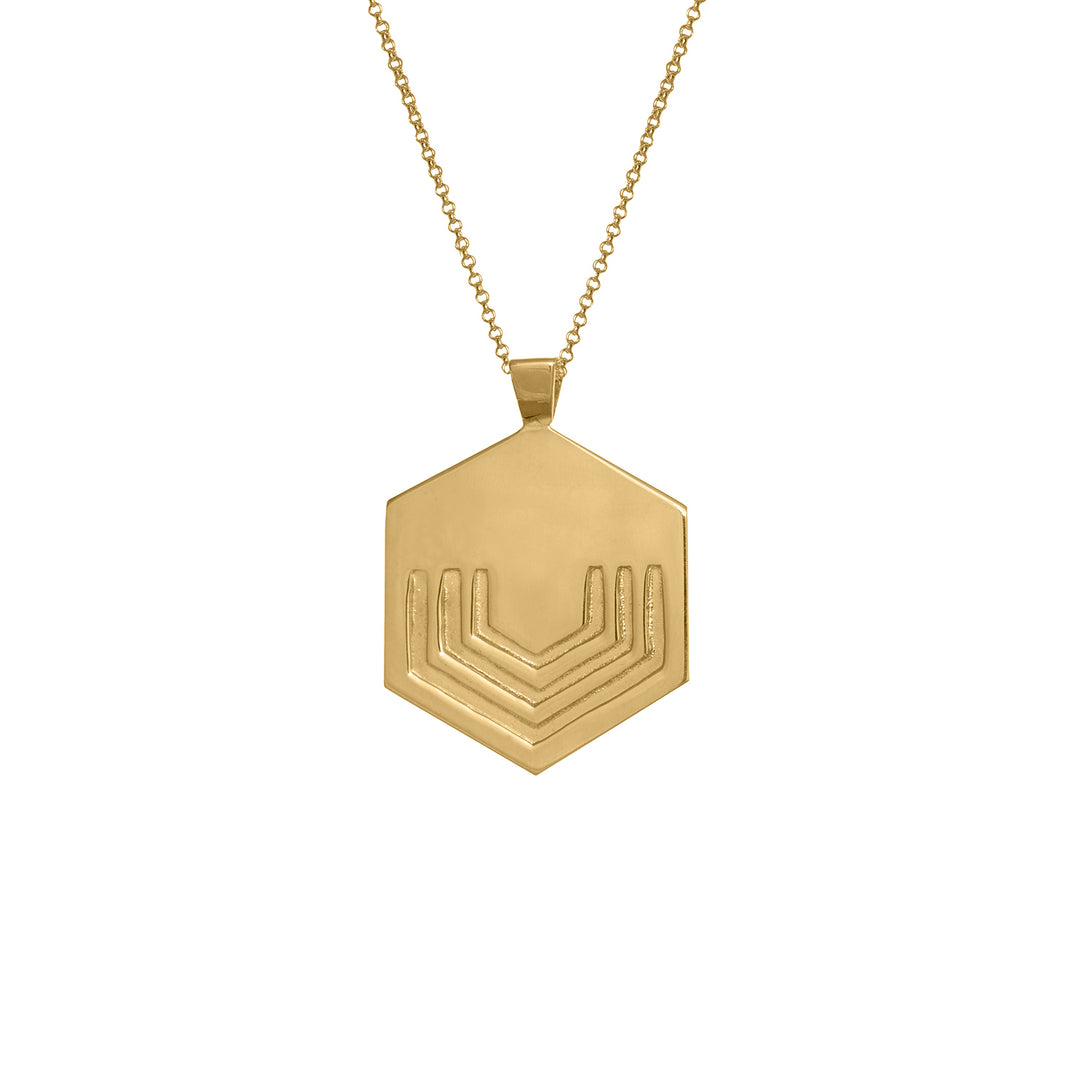 Hexagon Pendant XL