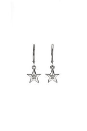 Edge Only Mini Megastar Drop Earrings recycled sterling silver 