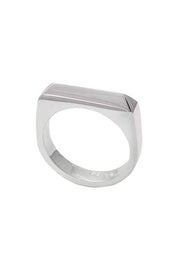 Edge Only Rooftop Ring in recycled sterling silver