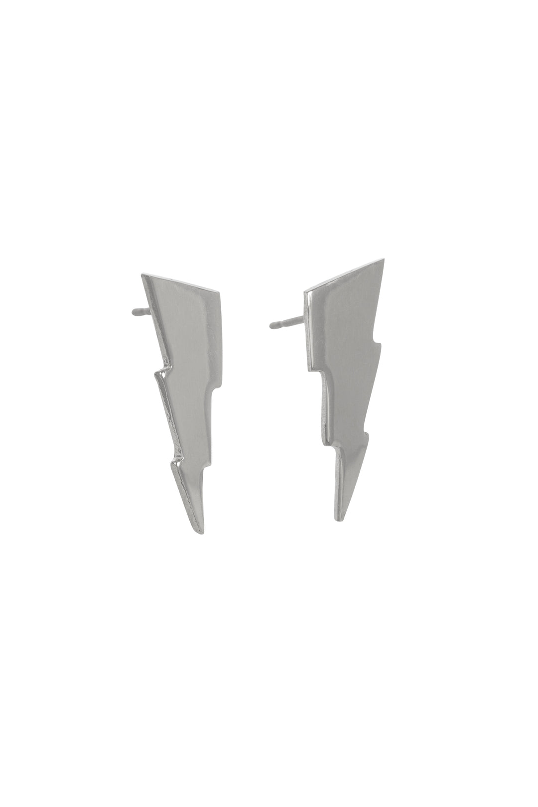 Edge Only Triple Bolt Earrings in recyceld sterling silver