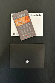 Edge Only Ring sizer and black envelope packaging