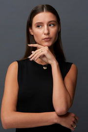 Edge Only Square Earrings 9ct gold, Diamond Abstract Hexagon Necklace in 14 Carat Gold. Fine jewellery gold rings