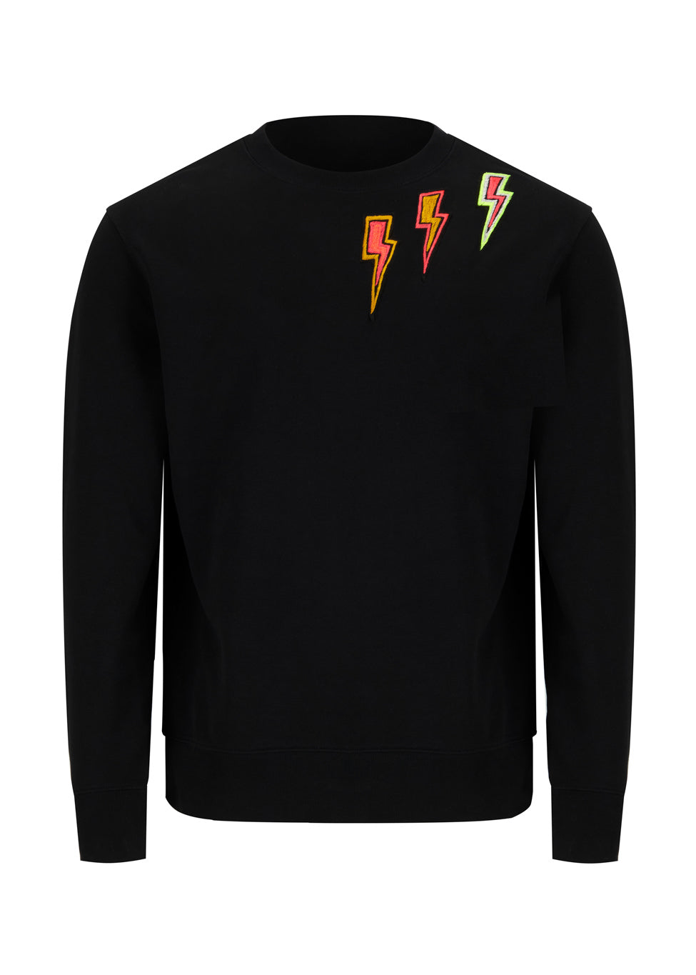 Edge Only X Jill De Búrca Flat Top Lightning Bolt Sweatshirt Unisex. GOTS certified organic cotton 